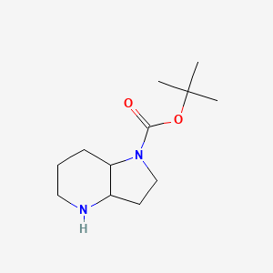 molecular formula C12H22N2O2 B1149138 Tert-butyl octahydro-1H-pyrrolo[3,2-B]pyridine-1-carboxylate CAS No. 1211586-14-9