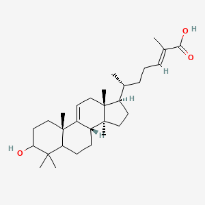 molecular formula C30H48O3 B1149141 3-Hydroxylanost-9(11),24-dien-26-oic acid CAS No. 129724-83-0