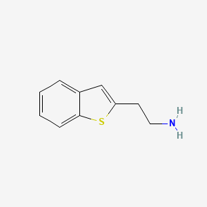 molecular formula C10H12ClNS B1149142 2-(Benzo[b]thiophen-2-yl)ethanamine CAS No. 126312-03-6