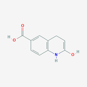 molecular formula C10H9NO3 B1149150 2-Hydroxy-1,4-dihydroquinoline-6-carboxylic acid CAS No. 1245645-02-6