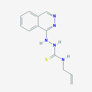 molecular formula C12H13N5S B11491510 2-(phthalazin-1-yl)-N-(prop-2-en-1-yl)hydrazinecarbothioamide 