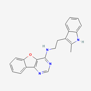 Benzofuro[3,2-d]pyrimidin-4-amine, N-[2-(2-methyl-1H-indol-3-yl)ethyl]-