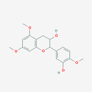 molecular formula C18H20O6 B1149164 5,7,4'-Tri-O-methylcatechin CAS No. 105330-59-4