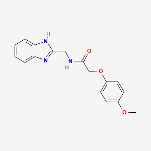 N-(1H-benzimidazol-2-ylmethyl)-2-(4-methoxyphenoxy)acetamide