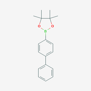 molecular formula C18H21BO2 B114917 2-([1,1'-联苯]-4-基)-4,4,5,5-四甲基-1,3,2-二氧杂硼环丁烷 CAS No. 144432-80-4