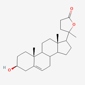 molecular formula C24H36O3 B11491782 (3beta,8xi,9xi,14xi,17xi)-3-Hydroxy-20,24-epoxychol-5-en-24-one 