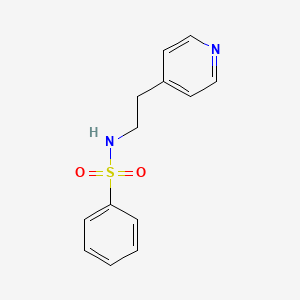 N-[2-(pyridin-4-yl)ethyl]benzenesulfonamide