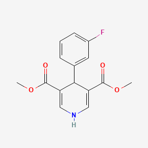 Dimethyl 4-(3-fluorophenyl)-1,4-dihydropyridine-3,5-dicarboxylate