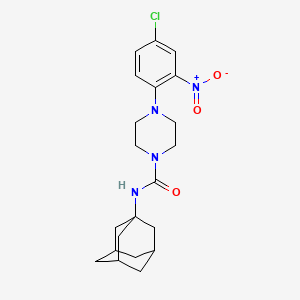 N-1-adamantyl-4-(4-chloro-2-nitrophenyl)piperazine-1-carboxamide