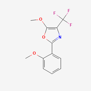 5-Methoxy-2-(2-methoxyphenyl)-4-(trifluoromethyl)-1,3-oxazole