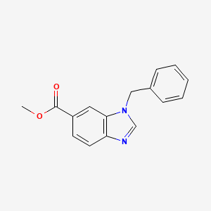 molecular formula C16H14N2O2 B1149211 1-苄基苯并咪唑-6-甲酸甲酯 CAS No. 1199773-31-3