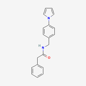 2-phenyl-N-[4-(1H-pyrrol-1-yl)benzyl]acetamide