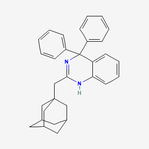 2-[(Adamantan-1-YL)methyl]-4,4-diphenyl-3,4-dihydroquinazoline