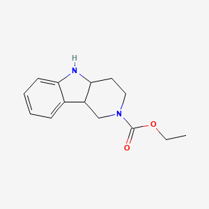 molecular formula C14H18N2O2 B1149222 Ethyl 3,4,4a,5-tetrahydro-1H-pyrido[4,3-b]indole-2(9bH)-carboxylate CAS No. 199725-38-7