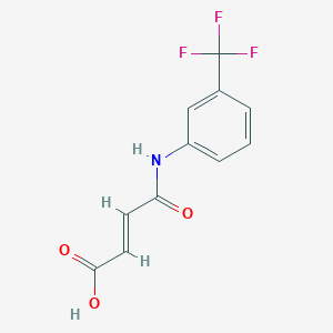 molecular formula C11H8F3NO3 B1149225 4-Oxo-4-[3-(trifluoromethyl)anilino]but-2-enoic acid CAS No. 116401-44-6