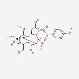 molecular formula C31H43NO9 B1149226 Acoforestinine CAS No. 110011-77-3