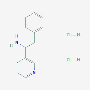 molecular formula C13H14N2 B1149228 2-Phenyl-1-(pyridin-3-yl)ethanamine dihydrochloride CAS No. 118385-84-5