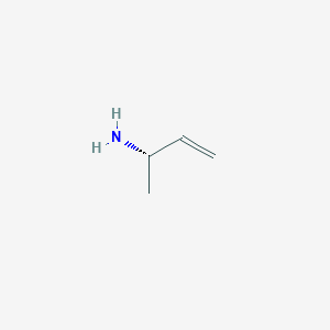 molecular formula C4H9N.HCl B1149239 (S)-But-3-en-2-amine hydrochloride CAS No. 153451-37-7