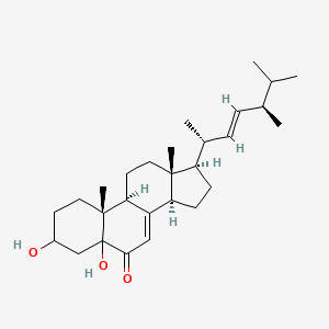 molecular formula C28H44O3 B1149246 3,5-二羟基麦角甾-7,22-二烯-6-酮 CAS No. 14858-07-2