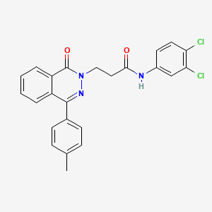 N-(3,4-dichlorophenyl)-3-[4-(4-methylphenyl)-1-oxophthalazin-2(1H)-yl]propanamide