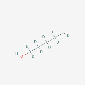 molecular formula C5H3D9O B1149251 1,1,2,2,3,3,4,4,5-Nonadeuteriopentan-1-ol CAS No. 148587-12-6