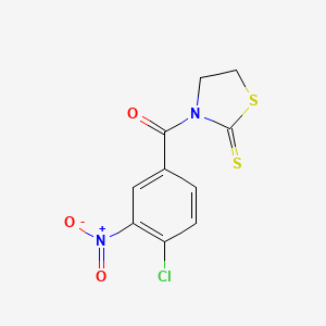 (4-Chloro-3-nitrophenyl)(2-thioxo-1,3-thiazolidin-3-yl)methanone