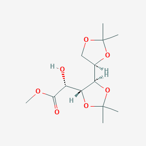 Methyl (2R)-2-[(4R,5R)-5-[(4R)-2,2-dimethyl-1,3-dioxolan-4-yl]-2,2-dimethyl-1,3-dioxolan-4-yl]-2-hydroxyacetate