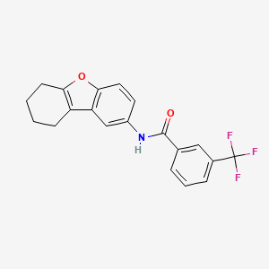 N-(6,7,8,9-tetrahydrodibenzo[b,d]furan-2-yl)-3-(trifluoromethyl)benzamide