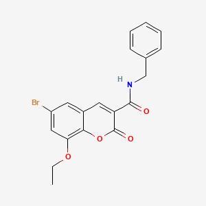 N-benzyl-6-bromo-8-ethoxy-2-oxo-2H-chromene-3-carboxamide