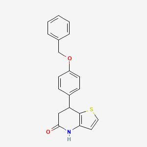 7-[4-(benzyloxy)phenyl]-6,7-dihydrothieno[3,2-b]pyridin-5(4H)-one