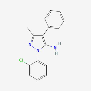 1-(2-chlorophenyl)-3-methyl-4-phenyl-1H-pyrazol-5-amine