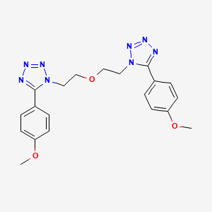 4-[1-(2-{2-[5-(4-methoxyphenyl)-1H-1,2,3,4-tetraazol-1-yl]ethoxy}ethyl)-1H-1,2,3,4-tetraazol-5-yl]phenyl methyl ether