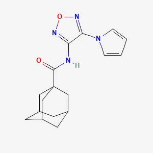 Adamantane-1-carboxylic acid, (4-pyrrol-1-ylfurazan-3-yl)amide