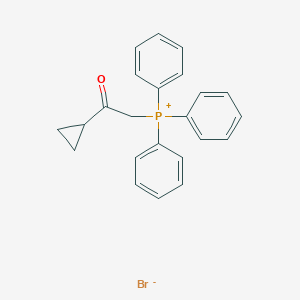 molecular formula C23H22BrOP B114929 溴化（2-环丙基-2-氧代乙基）三苯基鏻 CAS No. 112849-15-7