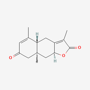 molecular formula C15H18O3 B1149302 Chlorantholide B CAS No. 1372558-34-3