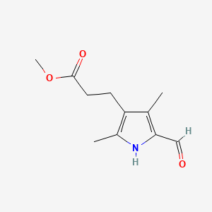 molecular formula C11H15NO3 B1149304 Methyl 3-(5-formyl-2,4-dimethyl-1H-pyrrol-3-yl)propanoate CAS No. 110995-29-4