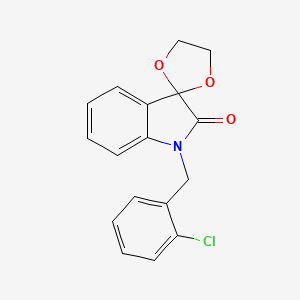 1'-(2-chlorobenzyl)spiro[1,3-dioxolane-2,3'-indol]-2'(1'H)-one