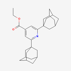 Ethyl 2,6-bis(adamantan-1-YL)pyridine-4-carboxylate