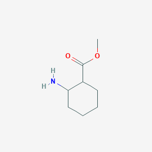 molecular formula C8H15NO2 B1149312 Methyl 2-aminocyclohexane-1-carboxylate CAS No. 161618-52-6