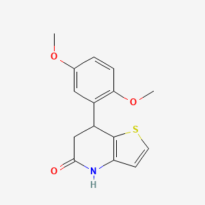 7-(2,5-dimethoxyphenyl)-6,7-dihydrothieno[3,2-b]pyridin-5(4H)-one