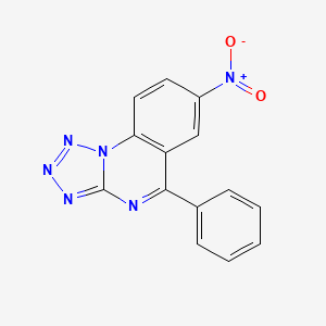 7-Nitro-5-phenyl-tetrazolo[1,5-a]quinazoline