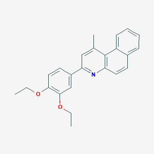 3-(3,4-Diethoxyphenyl)-1-methylbenzo[f]quinoline