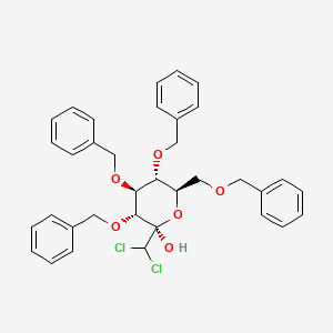 2,3,4,6-Tetra-O-benzyl-1-C-dichloromethyl-D-glucopyranose