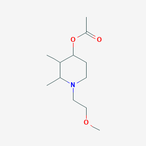 1-(2-Methoxyethyl)-2,3-dimethylpiperidin-4-yl acetate