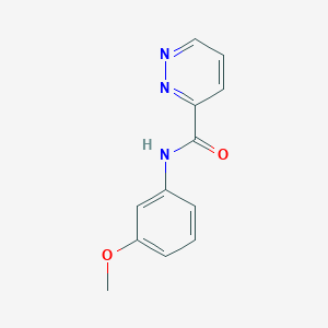 N-(3-methoxyphenyl)pyridazine-3-carboxamide