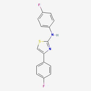 N,4-bis(4-fluorophenyl)-1,3-thiazol-2-amine