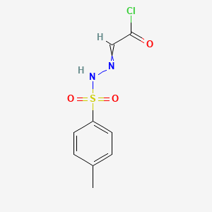 molecular formula C9H11ClN2O2S B1149364 Glyoxylyl Chloride p-toluenesulfonylhydrazone CAS No. 14661-69-9