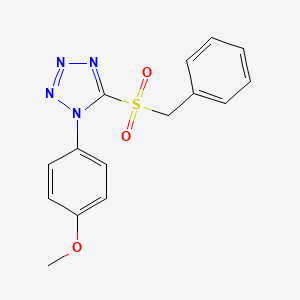 1H-1,2,3,4-Tetrazole, 1-(4-methoxyphenyl)-5-[(phenylmethyl)sulfonyl]-