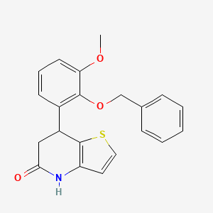 7-[2-(benzyloxy)-3-methoxyphenyl]-6,7-dihydrothieno[3,2-b]pyridin-5(4H)-one