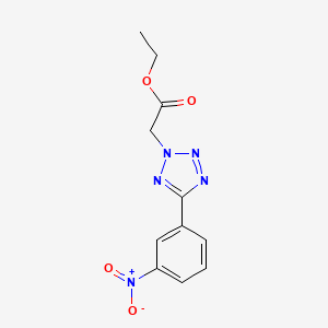 ethyl [5-(3-nitrophenyl)-2H-tetrazol-2-yl]acetate